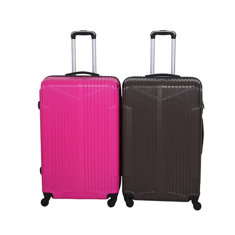 
Customized Logo coffee ABS custom travelling luggage sets carry-on trolley bag 