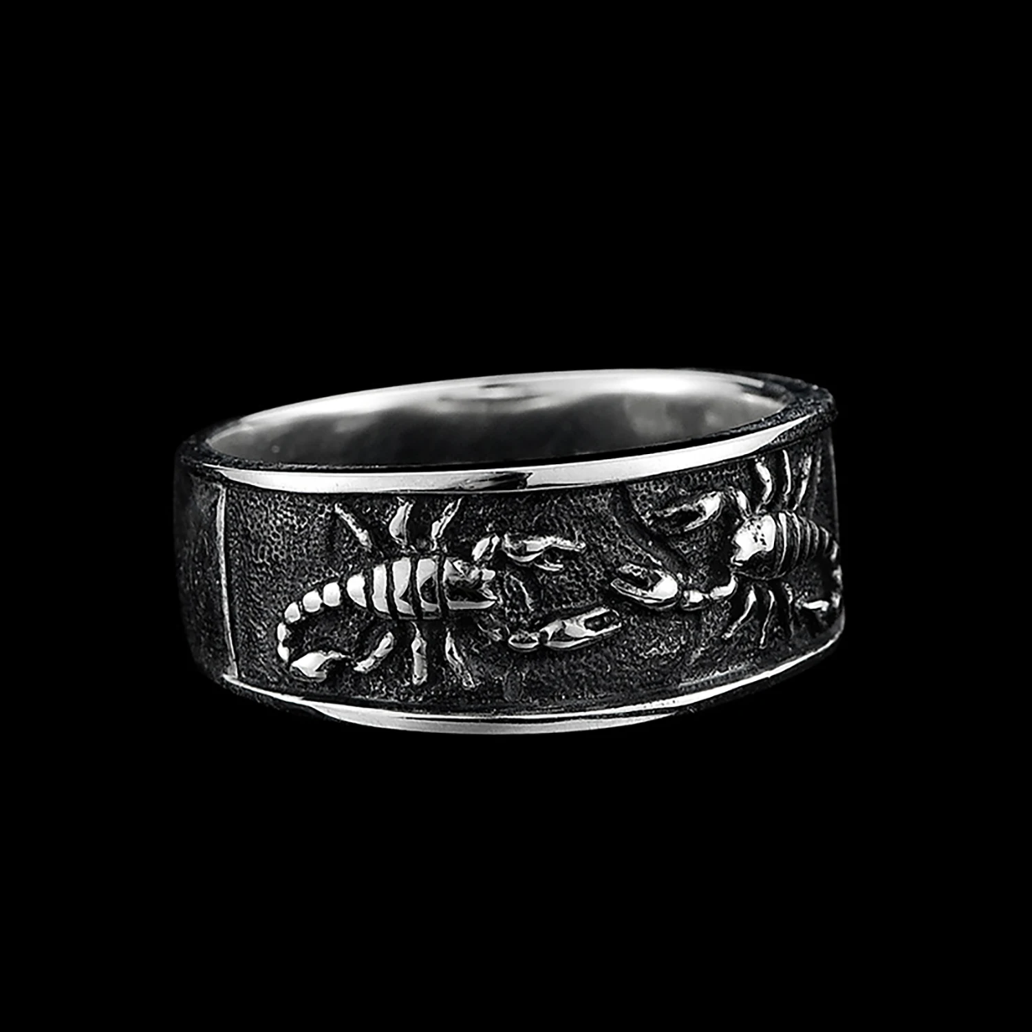 2022 оптовая продажа готическое кольцо скорпиона винтажные мужские кольца с гравировкой животных