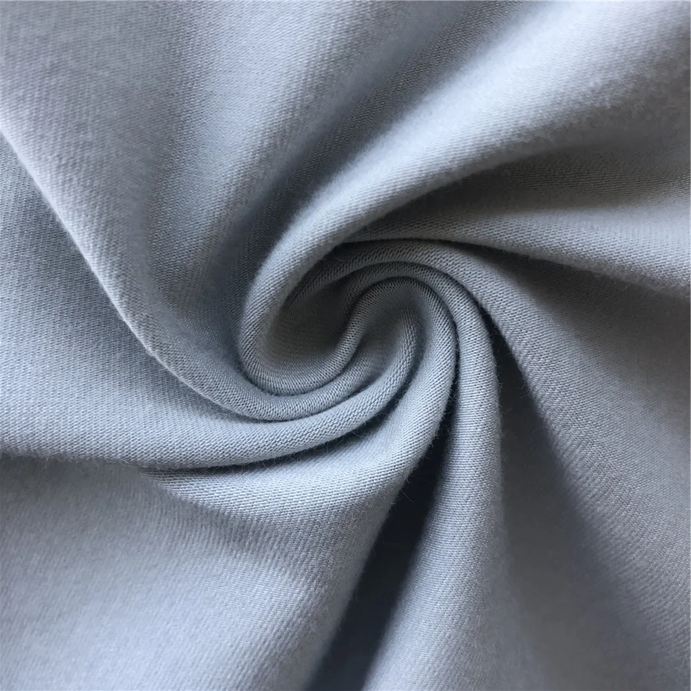 Close fitting fabric 65%bamboo 30%pima cotton 5%spandex jersey knitted fabric prevent allergies