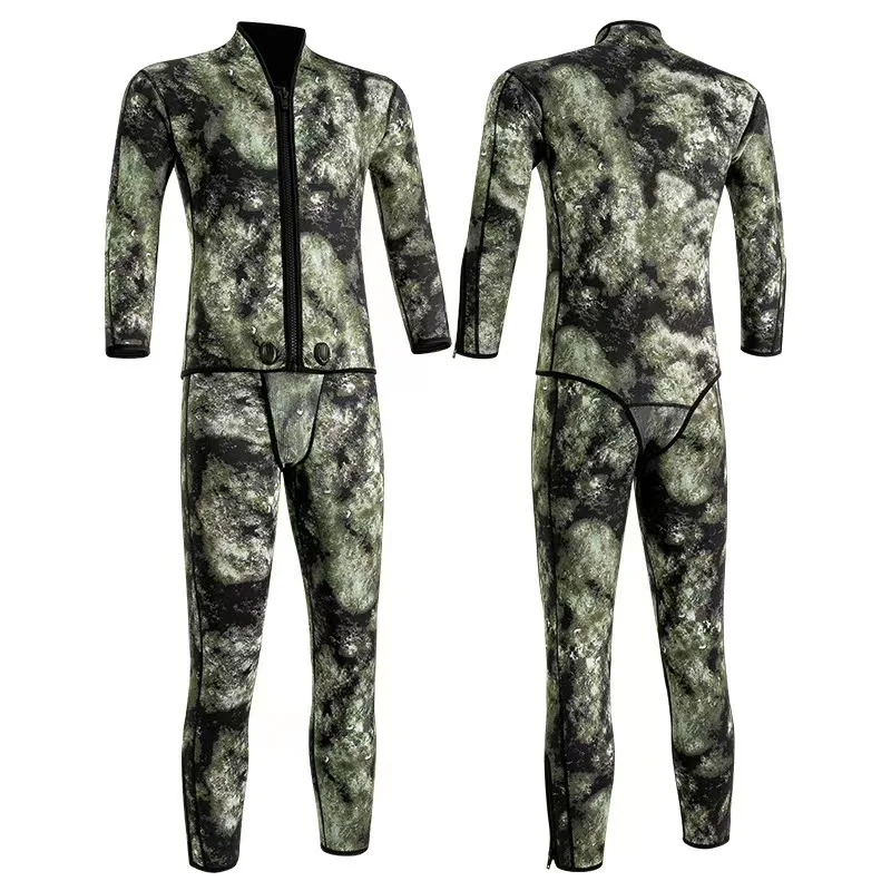 2022 Custom 1.5mm 2mm 3mm 4mm 5mm 2 piece Camouflage Neoprene surf wetsuits wetsuit surfing neoprene