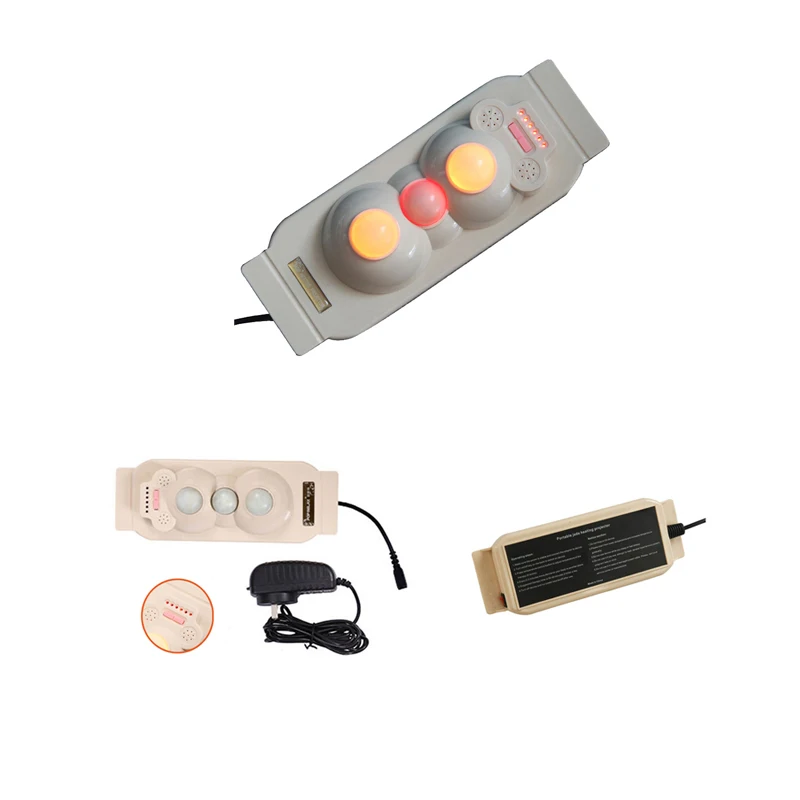 Korea nugar best top selling body care infrared heating massage jade stone thermal therapy pain relief 3 ball handy projector