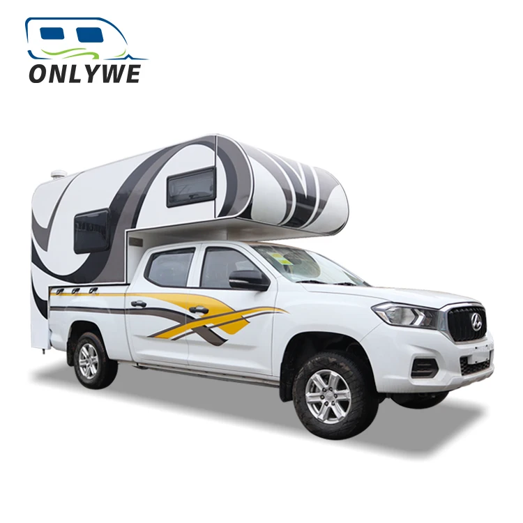 
Onlywe customized caravan offroad motorhome slide on pickup camper 3 berths 