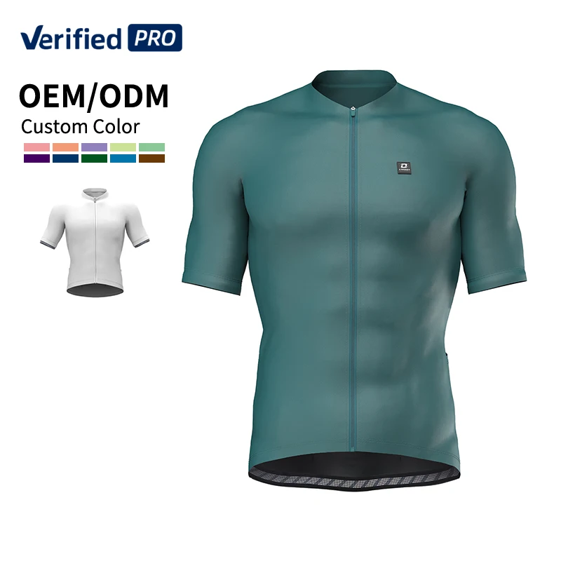 sublimation print cycling clothing  comfortable cycle shirts Reversible zipperless cycling jersey