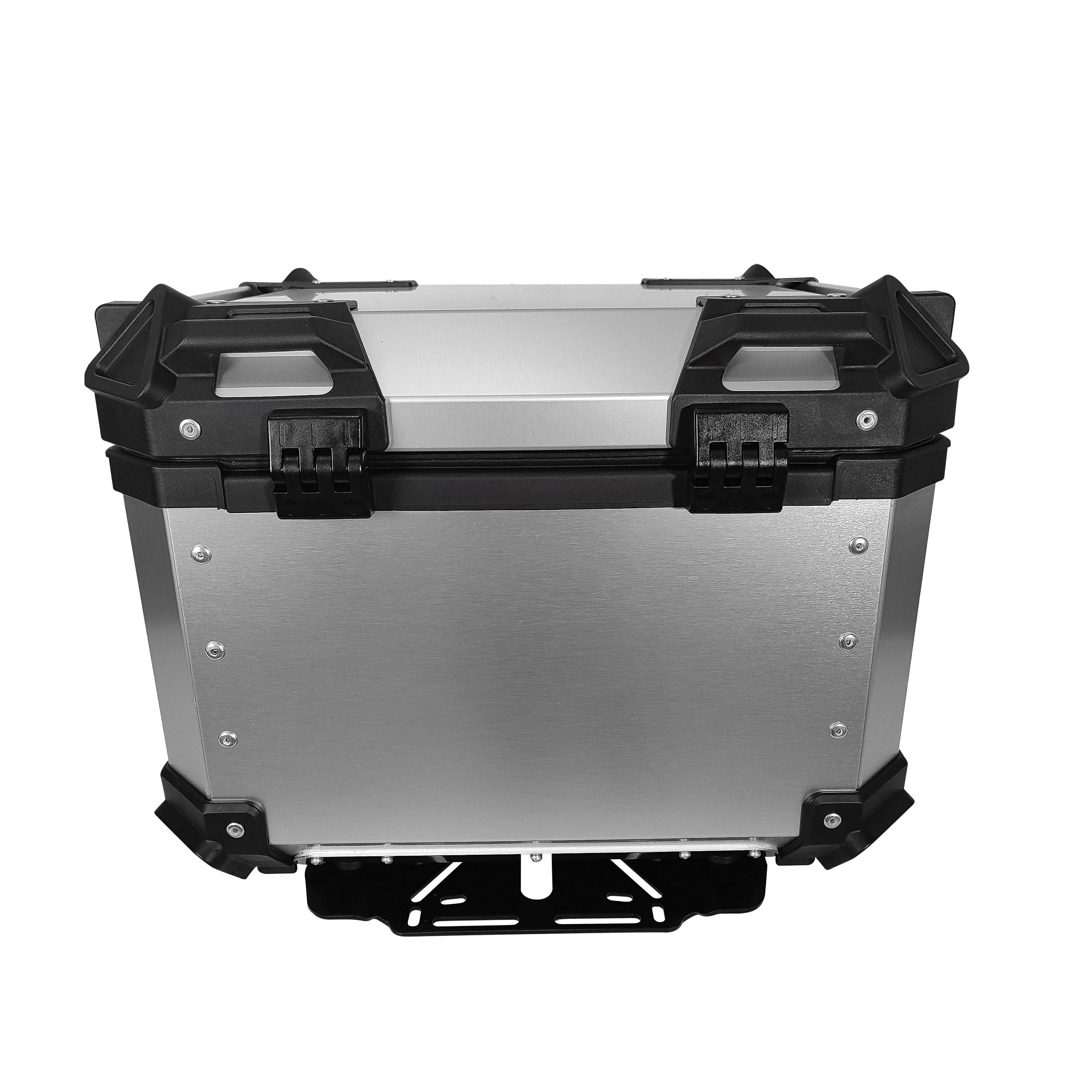 OHHO 45L анодные полностью серебряные аксессуары для электрических мотоциклов задние чехлы верхние коробки установки мотоциклетного