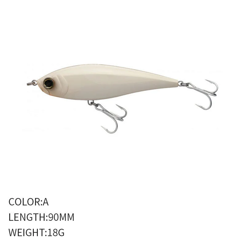 ZHUO RUN 3D INSHORE TWITCHBAIT 90mm 18g Slow Sinking Pencil Fishing Lures Saltwater Pesca Artificial Bait Twitch Fish Baits