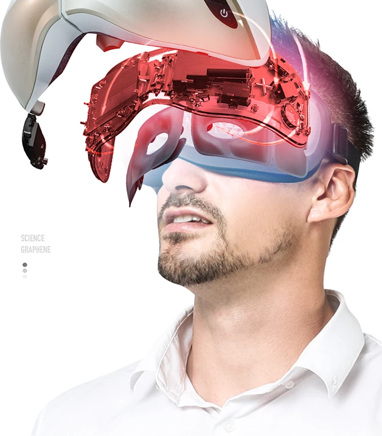 Electric Smart Eye Heating Care Home Office Eye Massager  Wholesale Improve Sleep With Music