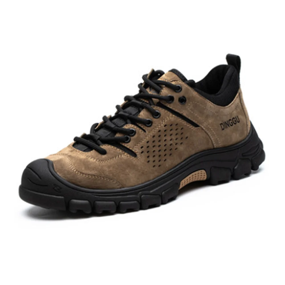 Rubber Bumper Toe Cap Fashion Stab-resistant Low Gang Boots Men Steel Toe Workmans Safety Shoes
