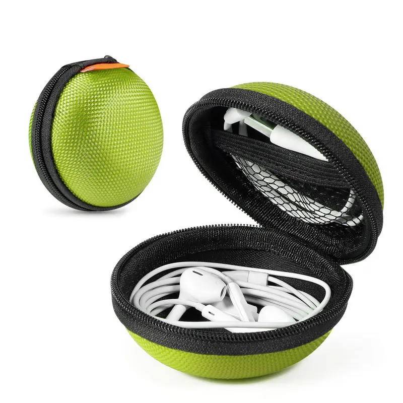 Cheap EVA Earphone Case High Quality Headphone Bag Waterproof EVA Ear Phone Storage Bag Portable Customized Brand Logo