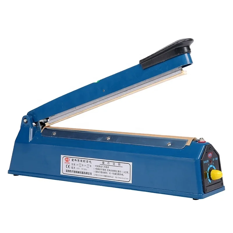 DUOQI SF-300P handheld type portable hand plastic sealer machine plastic bag impulse sealer heat sealing machine