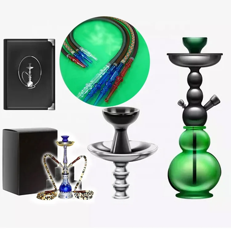 Manufacturer Custom Color Logo Popular Play Fancy Smoking Silicone Hookah Pipe