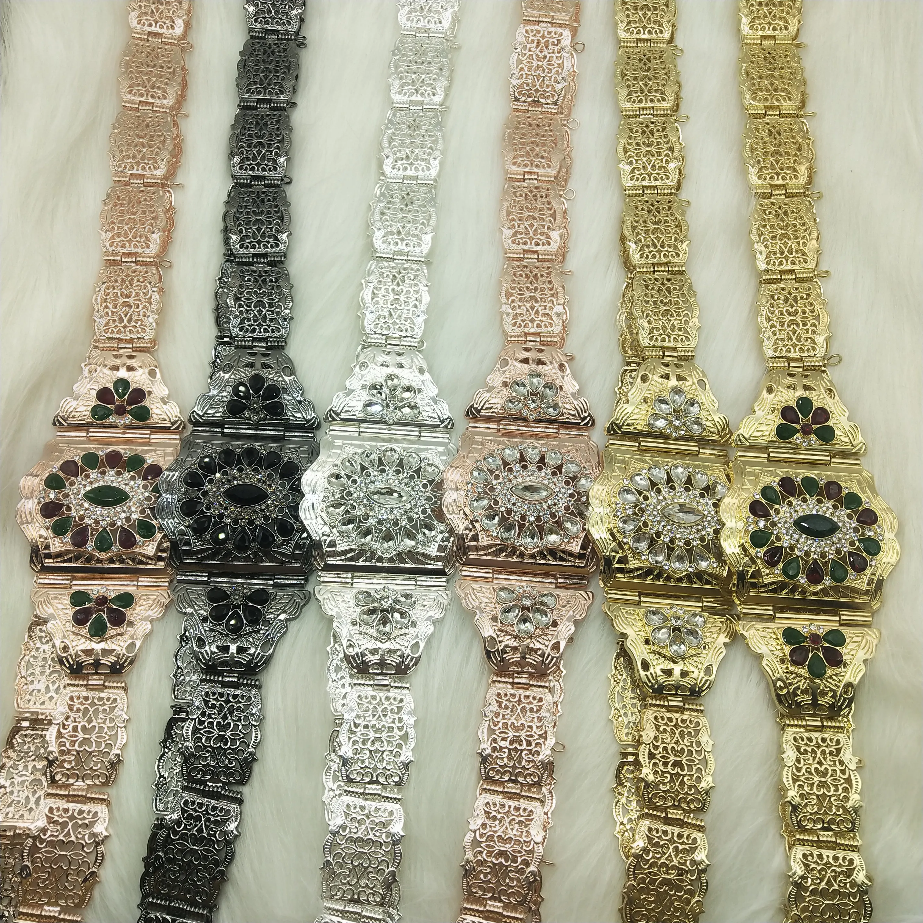 Cheap hot sale top quality bridal accessories belt wedding metal buckle belt accessories