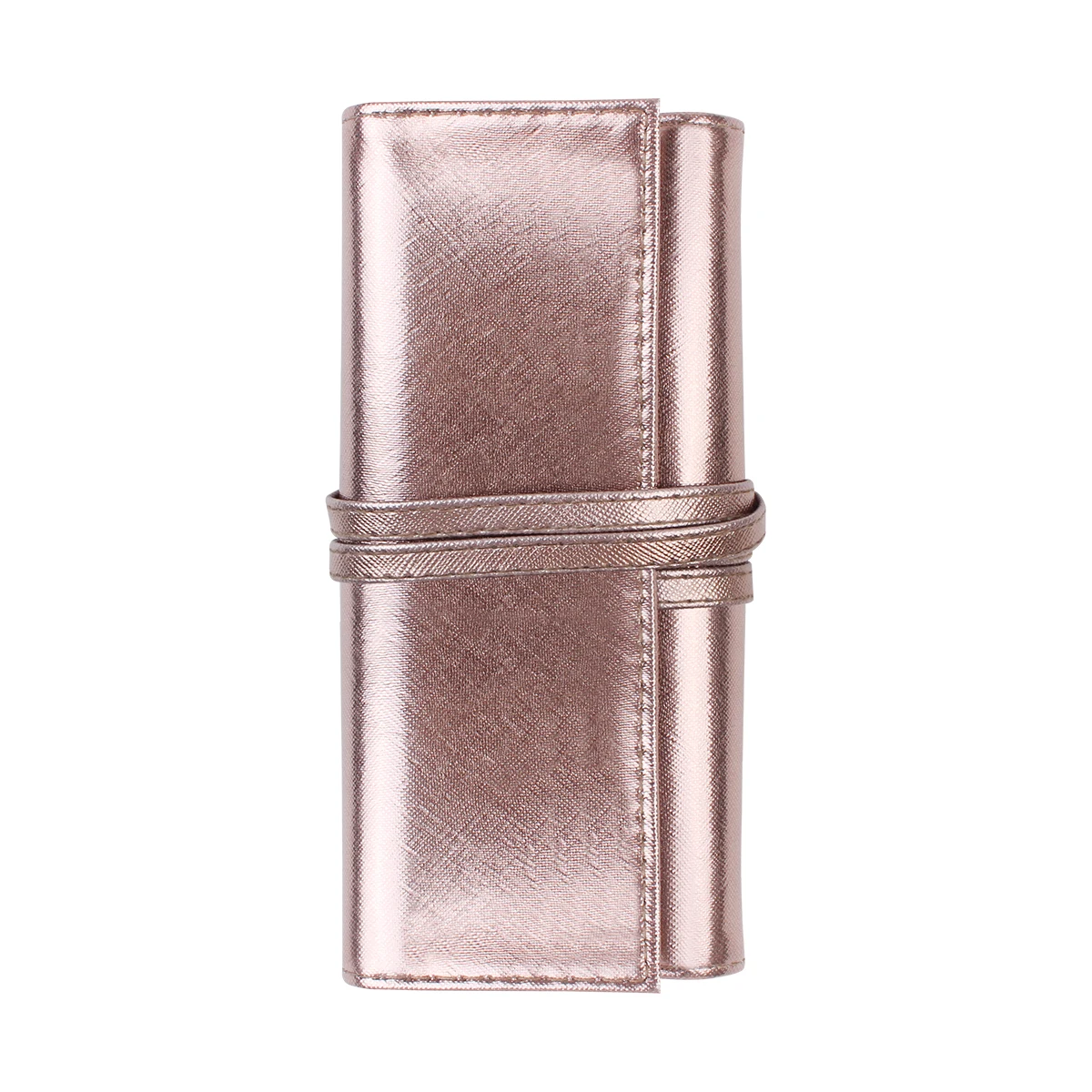 Real Crazy Horse Leather Pen Bag Roll Rope makeup brush bag