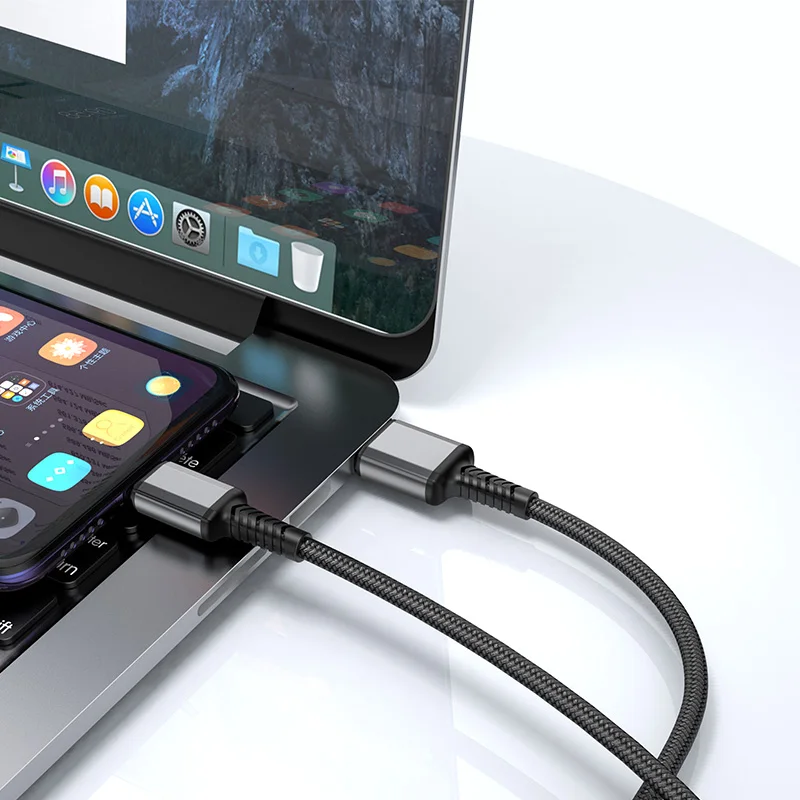 OEM service provider high quality cable usb braided usb cable logo