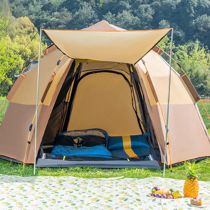 Hot Selling 283X283CM Summer Outdoor Camping Tent Big Dome Equipment with Oxford Fabric for Families
