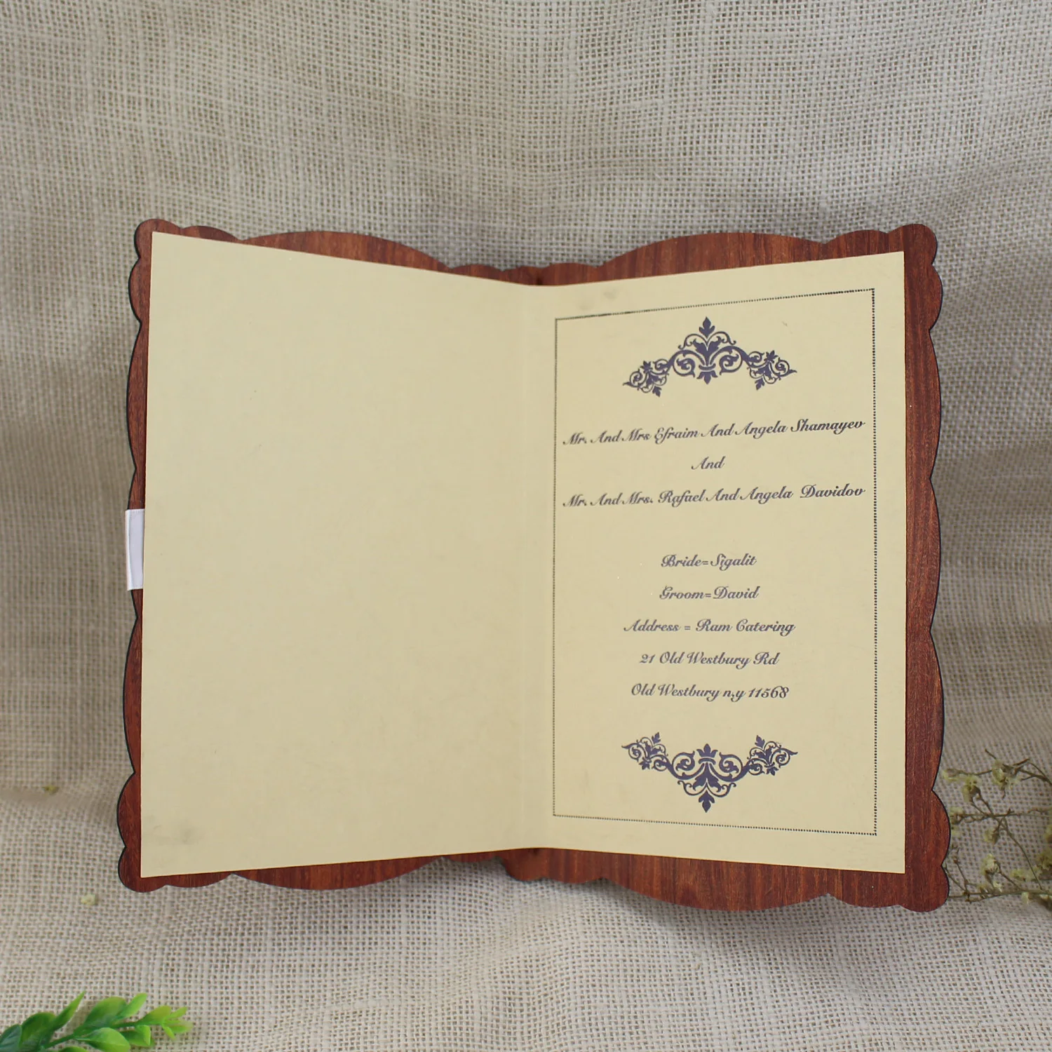Luxury Wood Wedding Invitation Cards Invitations Design Laser Cut