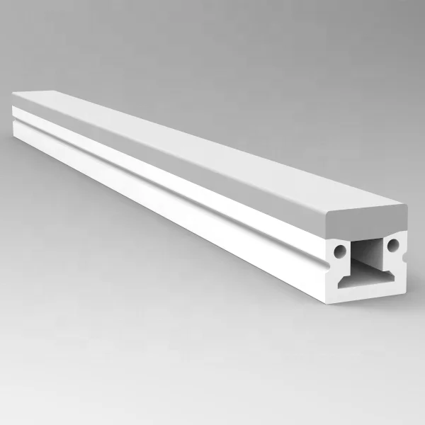 Silicone rubber profile for LED light, housing for strips