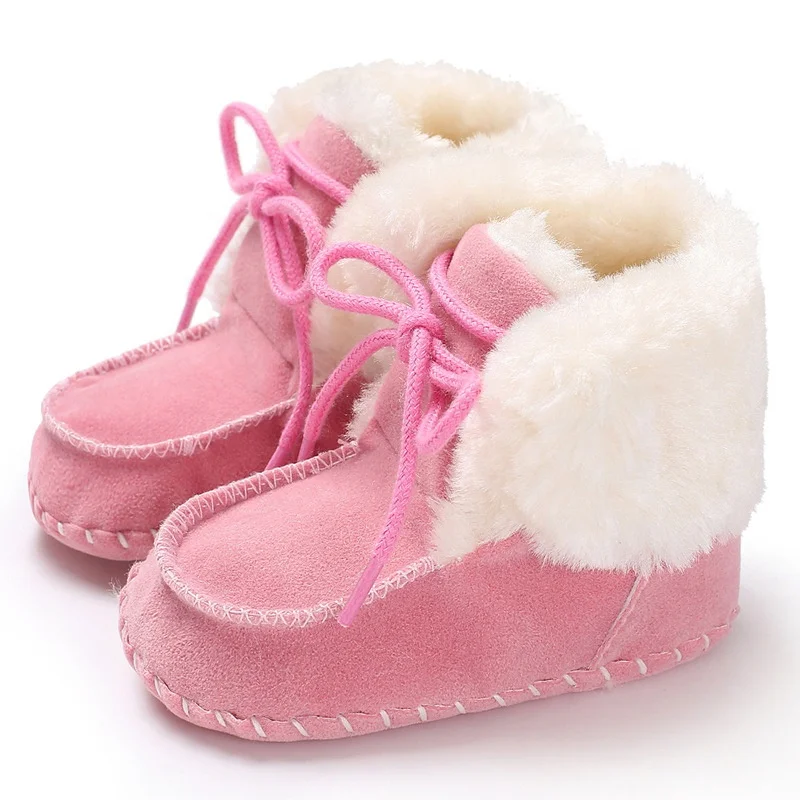 Лидер продаж, зимние плюшевые флисовые теплые детские сапоги EVERTOP из шерпы, теплая обувь для малышей