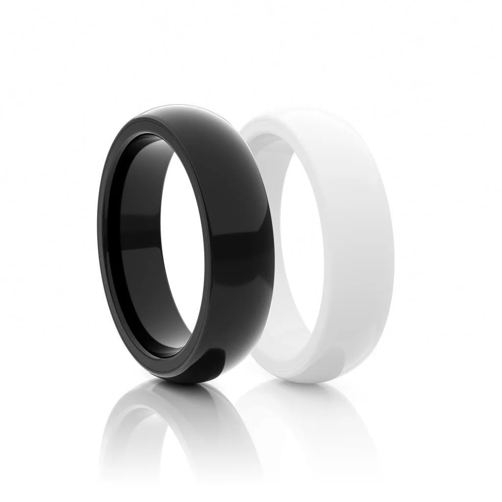 Tesla Smart Ring Ceramic Ring for Model 3/Y/X/S and Cybertruck to replace key card  Tesla key ring NFC