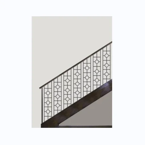 Stainless Steel Railing Flowers Black Iron Pipe Railing Stair Railing Modern Design For Villa
