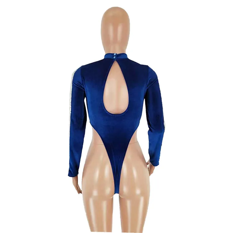 C91925 wholesale ladies velour two piece set longsleeves jumpsuit plus long bottoms 2 piece clothing set winter 2020