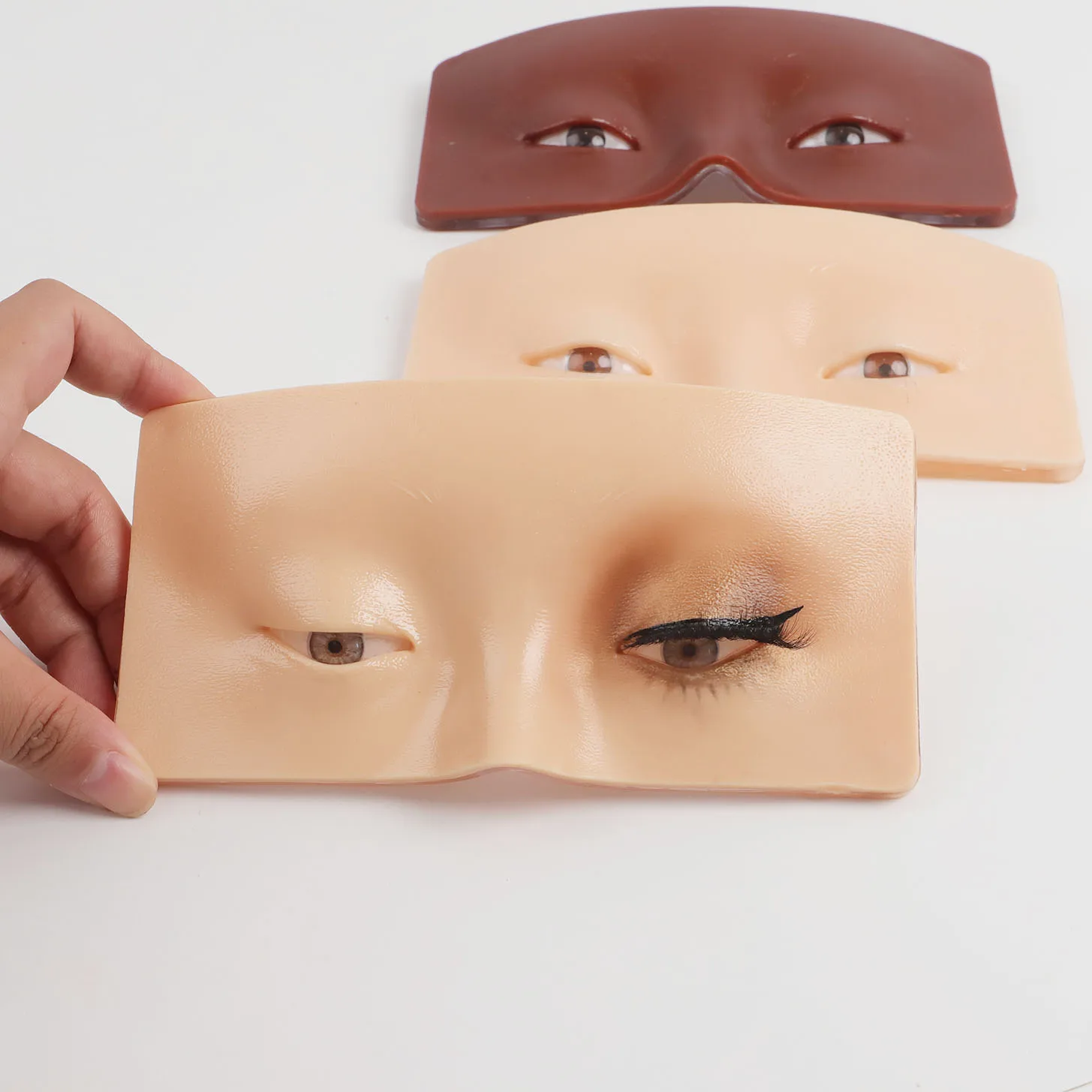 Makeup Training Mannequin Face 5d Silicone Makeup Practice Face Board for Make Up Beginner Training