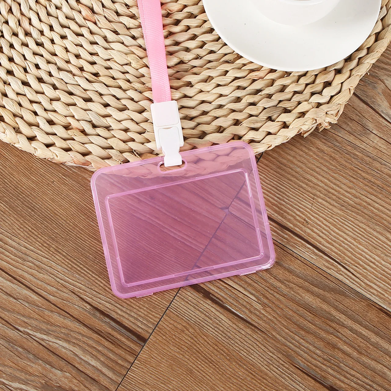 DAQIDO Hot Selling Permit Visa Work Card holder,Custom Business Plastic Name Credit Id Card Holder