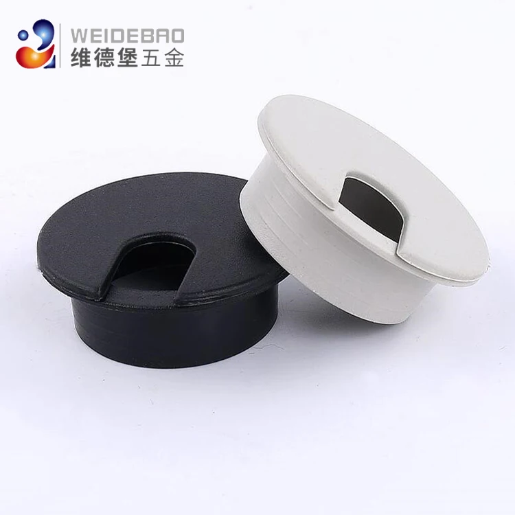 35MM Office Desk Plastic Cord Wire Grommet Table Hole Cover