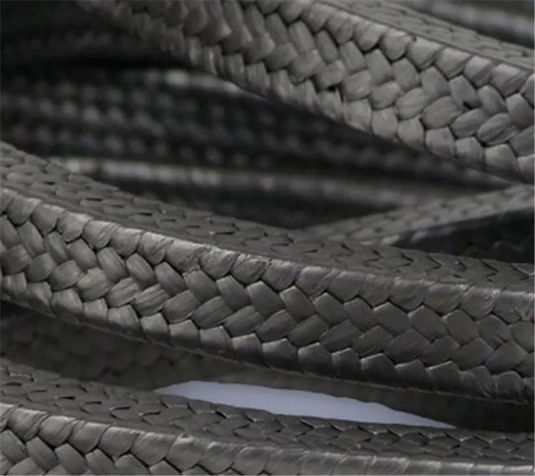 Manufacturers Direct Sale GRAPHITE Fiber Ptfe Gland Packings Graphite Expandable Fiberglass GRAPHITE Gland Packing