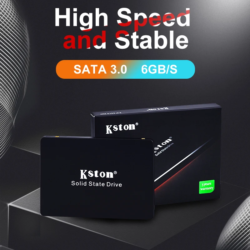 Kston K755 sam SATA III 512 ГБ 256 Внутренний твердотельный накопитель для обновления ПК или ноутбука 2 5 дюймов жесткий диск SSD