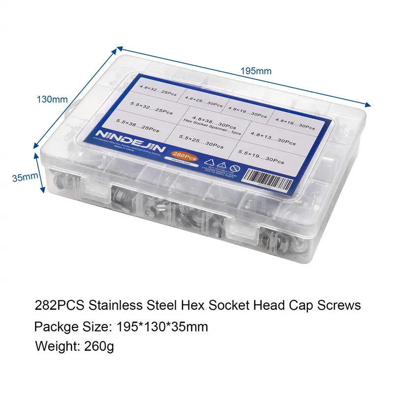 410 Stainless Steel Hex Flange Head Self Drilling Screw M4.8 M5.5 Hex Washer Head Self-drilling Screw with EDPM Washer