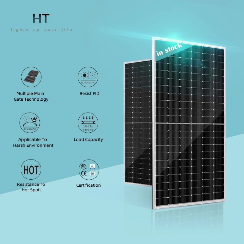 Customized rec 500w Monocrystalline Printed Prices Solar Power Flexible PV Panels Outdoor Mono Perc 540w Sheet
