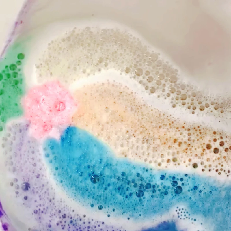 
150g color suspension bath bomb 