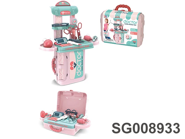 Kids mini 2-in-1 simulation medical equipment toys doctor box suitcase toys play sets