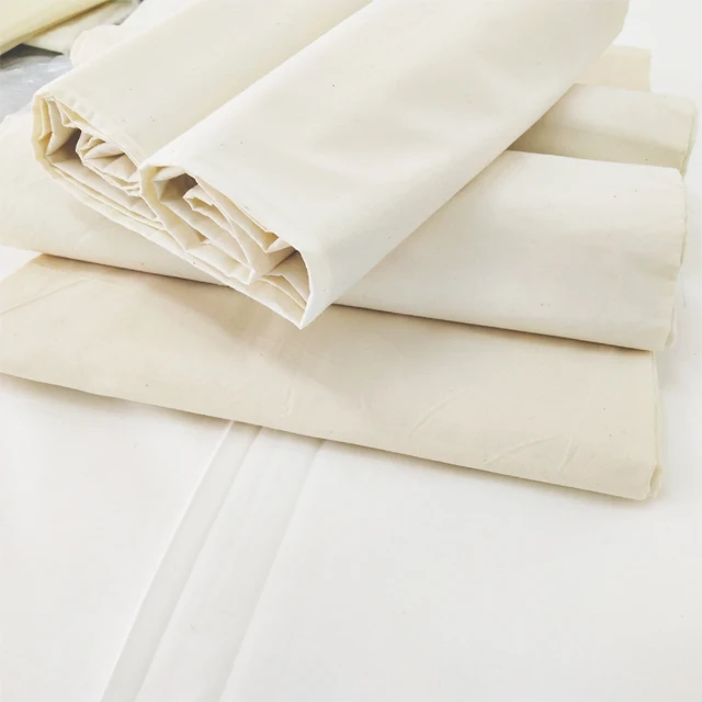 
Hot sale wholesale loom woven 100 cotton greige fabric gray cloth gauze material 