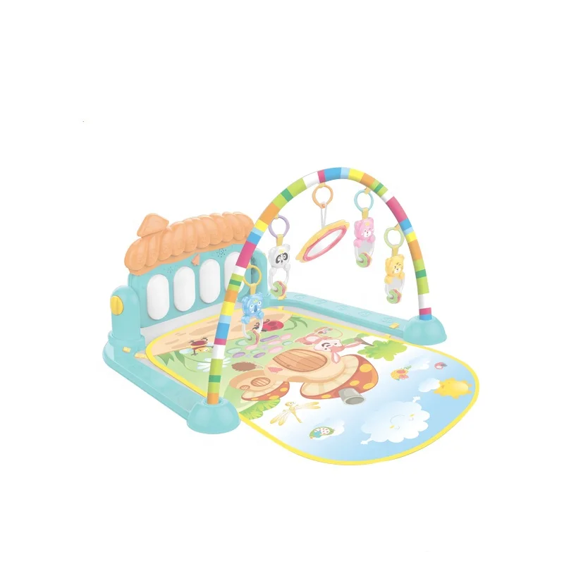 
wholesale 2 in 1 foot activity piano baby folding play mat for indoor 