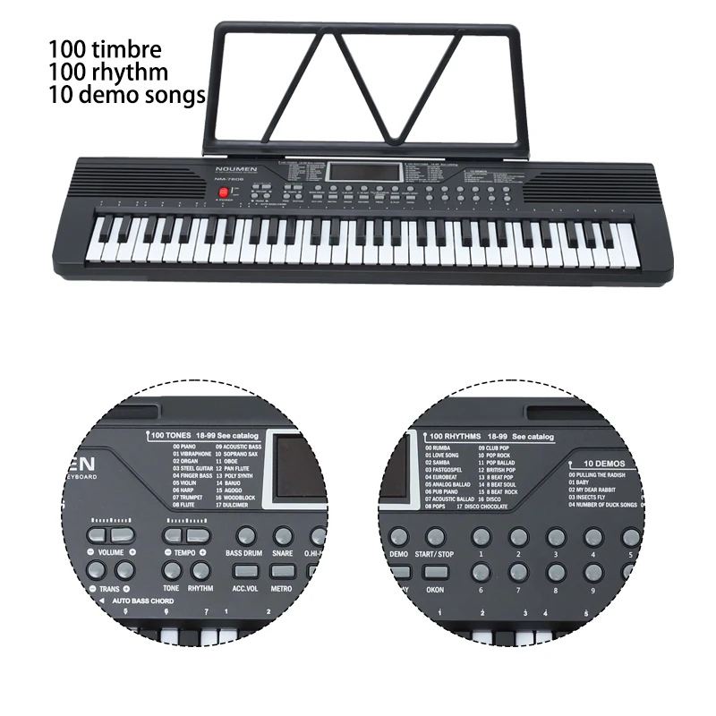 Small Piano Keyboard 61 Keys Electronic Organ High Quality Children Toy Electronic Organ