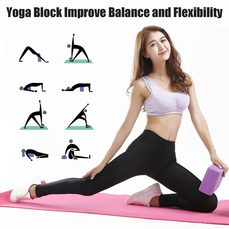 Profession manufacture Direct selling Eco Friendly high density eva foam yoga block
