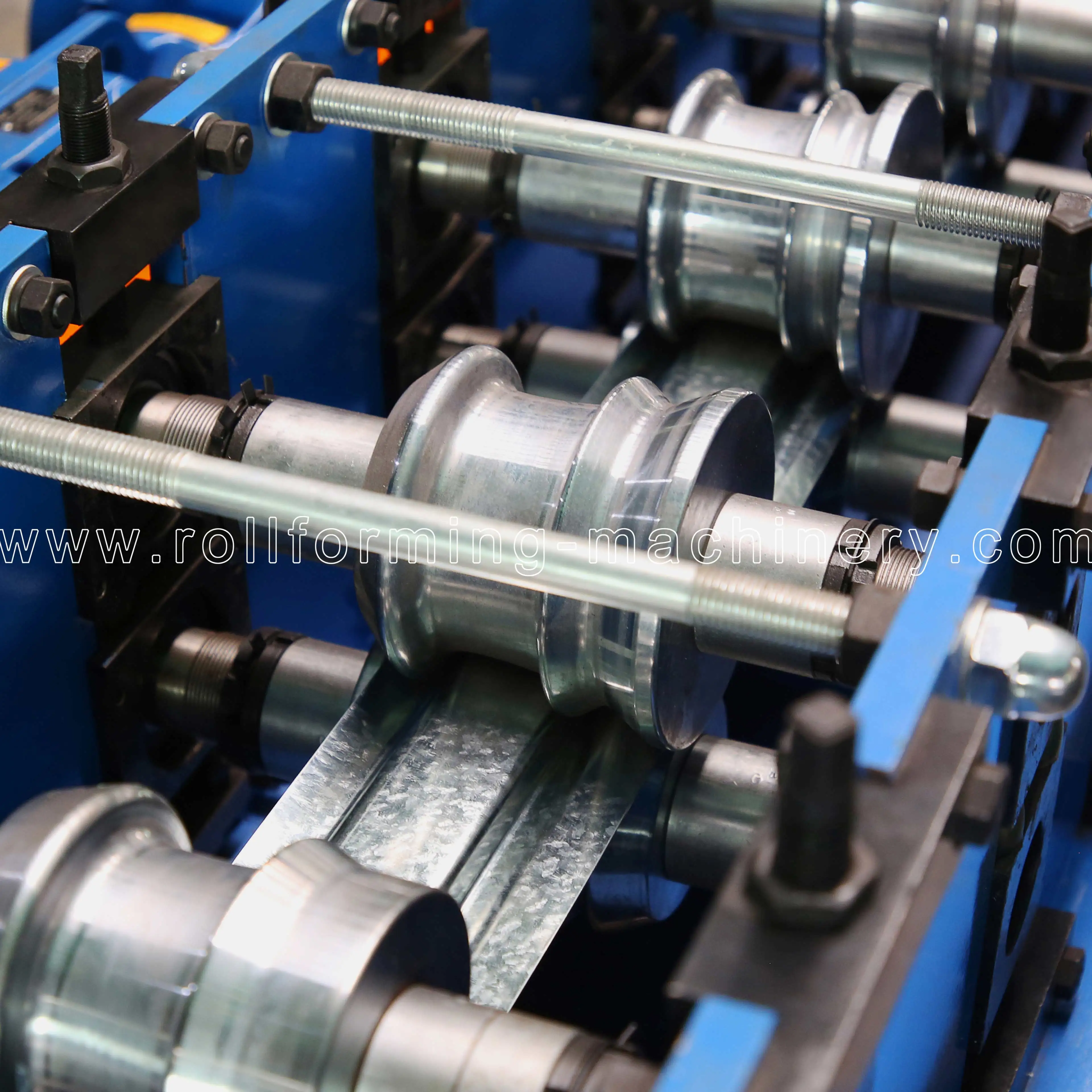Steel Shop Slat Roller Slat Roll Form Price Making Shutter Door Machine For YX16-75