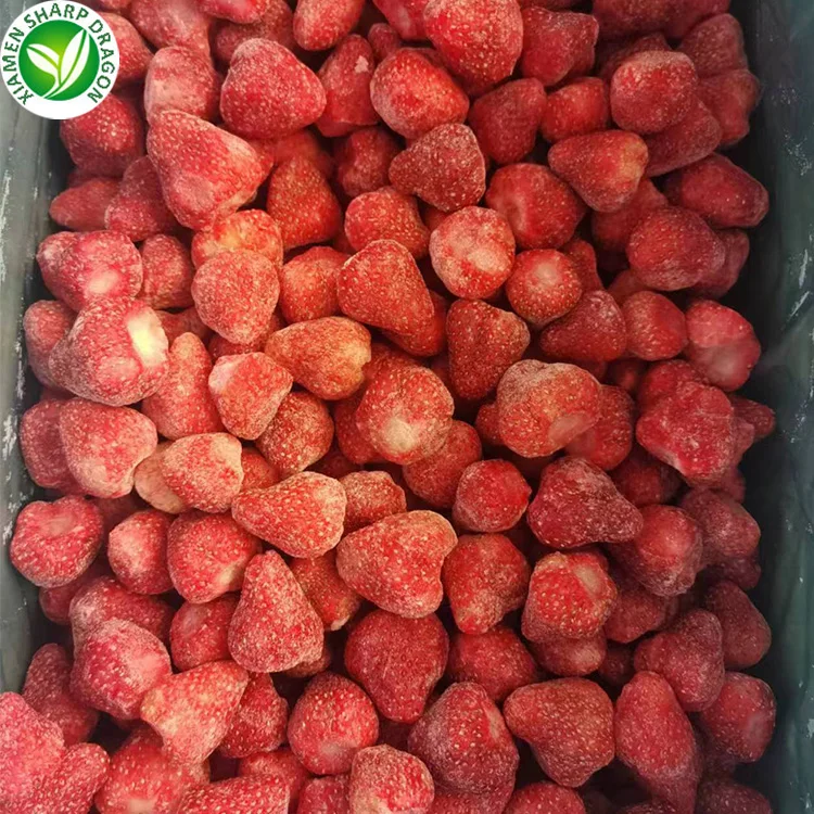 Bulk fruit pulp production price iqf frozen strawberry specifications of price