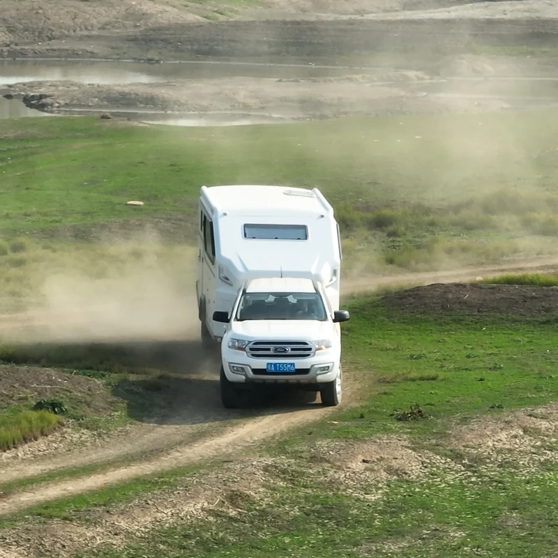 Новая функциональная модель гибридный 4X4 RV производитель автодома с койками и ванной комнатой