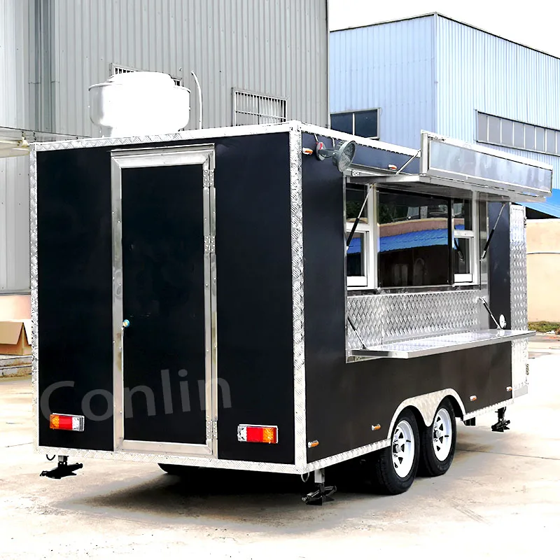 Wholesale Price Hot Dog Car Con Refrigerador Food Trucks Mobile Food Trailer Burger Station Snack Truck For Sale