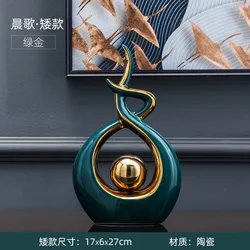 European luxury high-end decoration living room wine cabinet TV cabinet entrance handicrafts Home accessories handicrafts