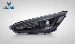 China VLAND Factory For Car Headlamp For Fous 2015 2016 2017 2018 LED Headlight Moving Signal For Fous Demon Eye Plug And Play