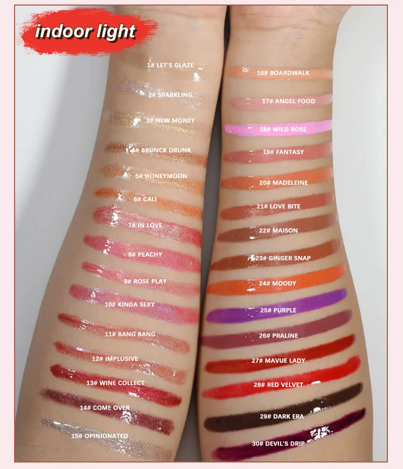 OCHAIN Custom Matte Liquid Lipstick 24 Colors Long Lasting Waterproof Velvet Nude Matte liquid Lipstick Lip Gloss