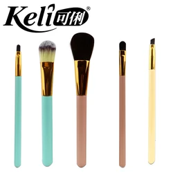 keli high quality angled brush makeup and eyeshadow brush set with best price makeup brush set wholesale
