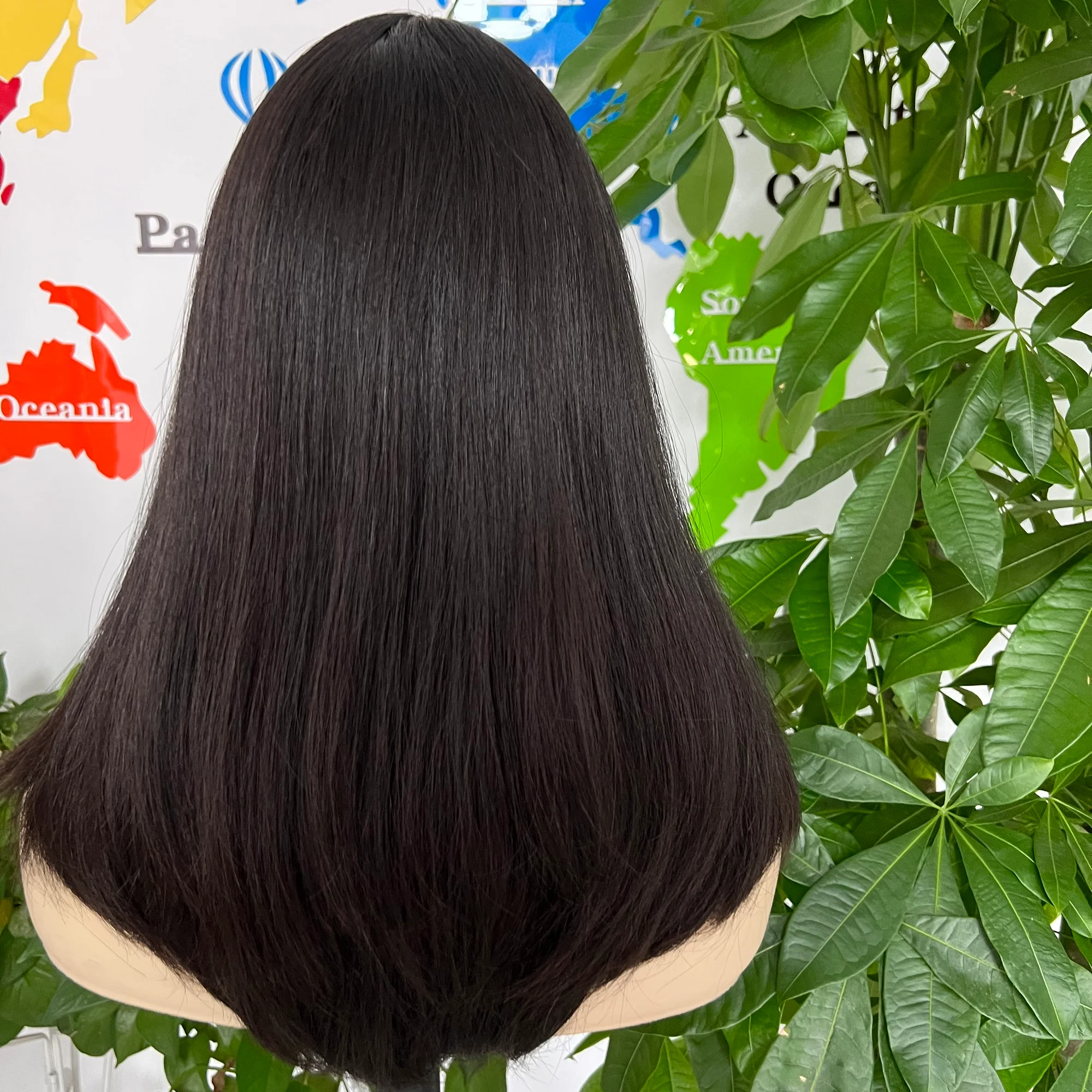 slightly layer silky straight European Human Hair Kosher Wigs 100% Unprocessed Russian Hair Top lace jewish wig