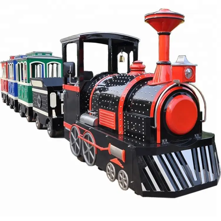 Good quality amusement park rides kids electric train rides for sale