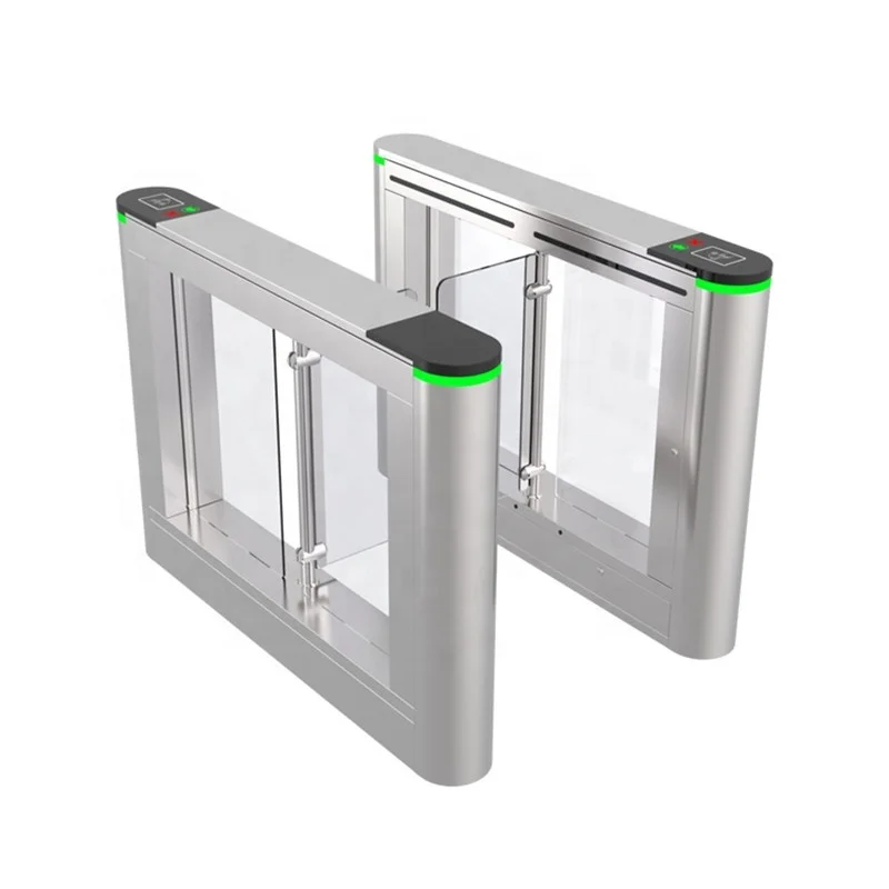 High Quality Entrance Pedestrian Access Control Swing Security Barriers Gates Automatic Swing Barrier Speed Gate