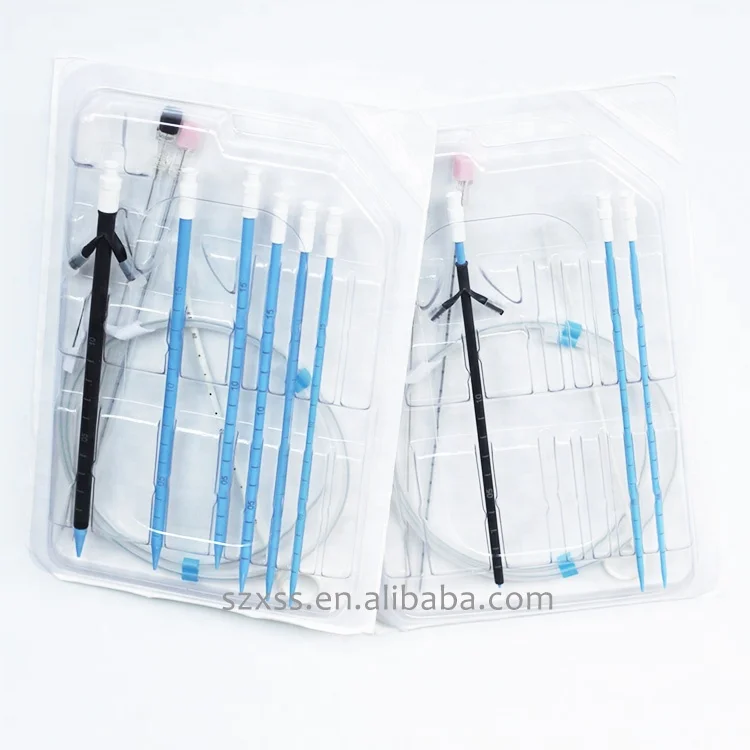 Ce Iso Disposable Medical Urology Surgical Amplatz Renal Dilator 18F Percutaneous Nephrostomy Catheter Set With Sheath