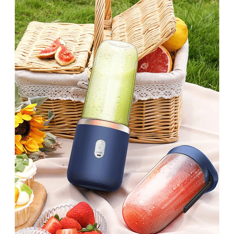 Multifunction Smoothie Maker Mini Portable Wireless Blender Mixer Juicer Portable Electric Juicer mixer with 400ml Cup Bottle